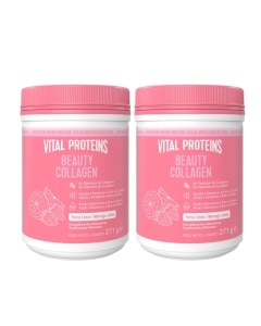 Pack Ahorro Beauty Colágeno con Ácido Hialurónico sabor fresa limón 2x271g
