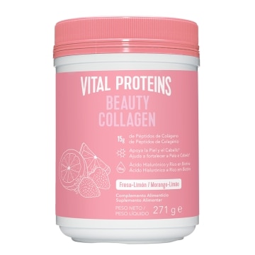Beauty Colágeno con Ácido Hialurónico sabor fresa limón - 271g