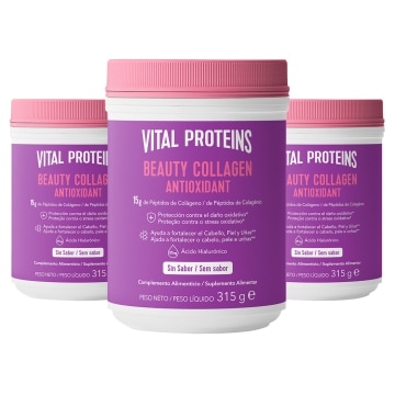  Pack Ahorro Vital Proteins Beauty Collagen Antioxidant Sin Sabor 3x315 g