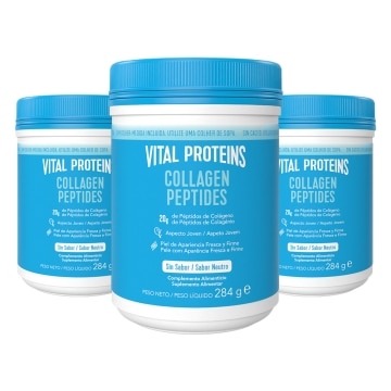 Pack Ahorro Colágeno en polvo sin sabor 3x284g