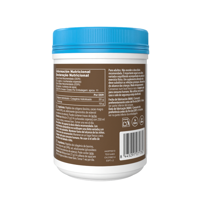 Péptidos de colágeno sabor chocolate - 297g
